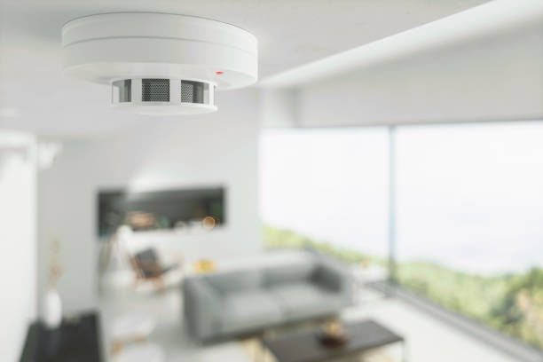 Smoke Alarm on ceiling